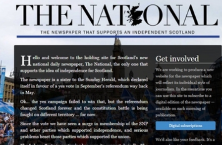 Editor 'confident' new Scottish daily The National will continue after pilot 'but it's not my call'
